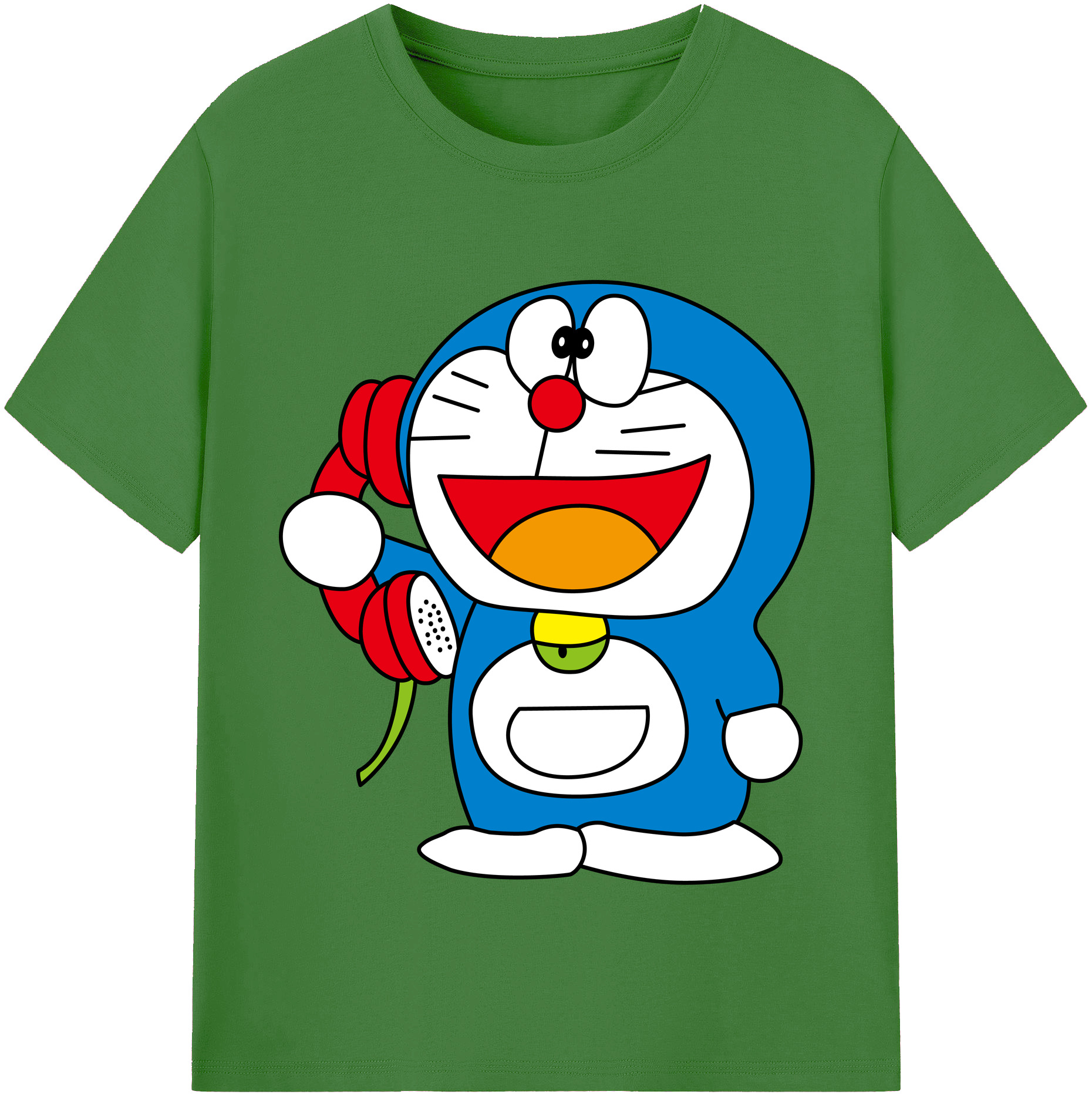 （画像用） ドラえもん Doraemon レディースカジュアルプリントTシャツ（綿100％）
